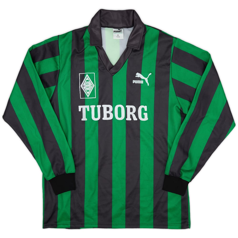 1990-92 Borussia Monchengladbach Away L/S Shirt - 9/10 - (M)
