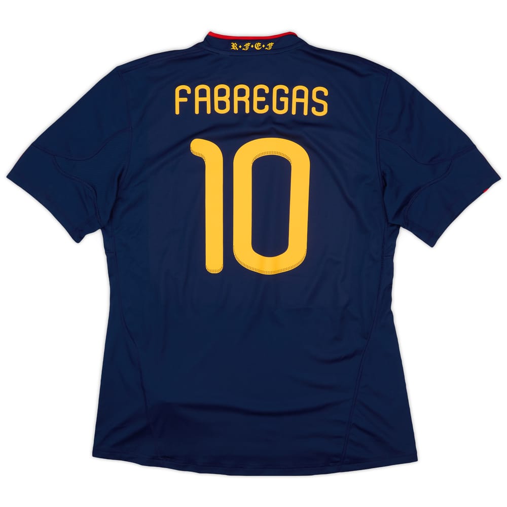 2010-11 Spain Away Shirt Fabregas #10 (XL)