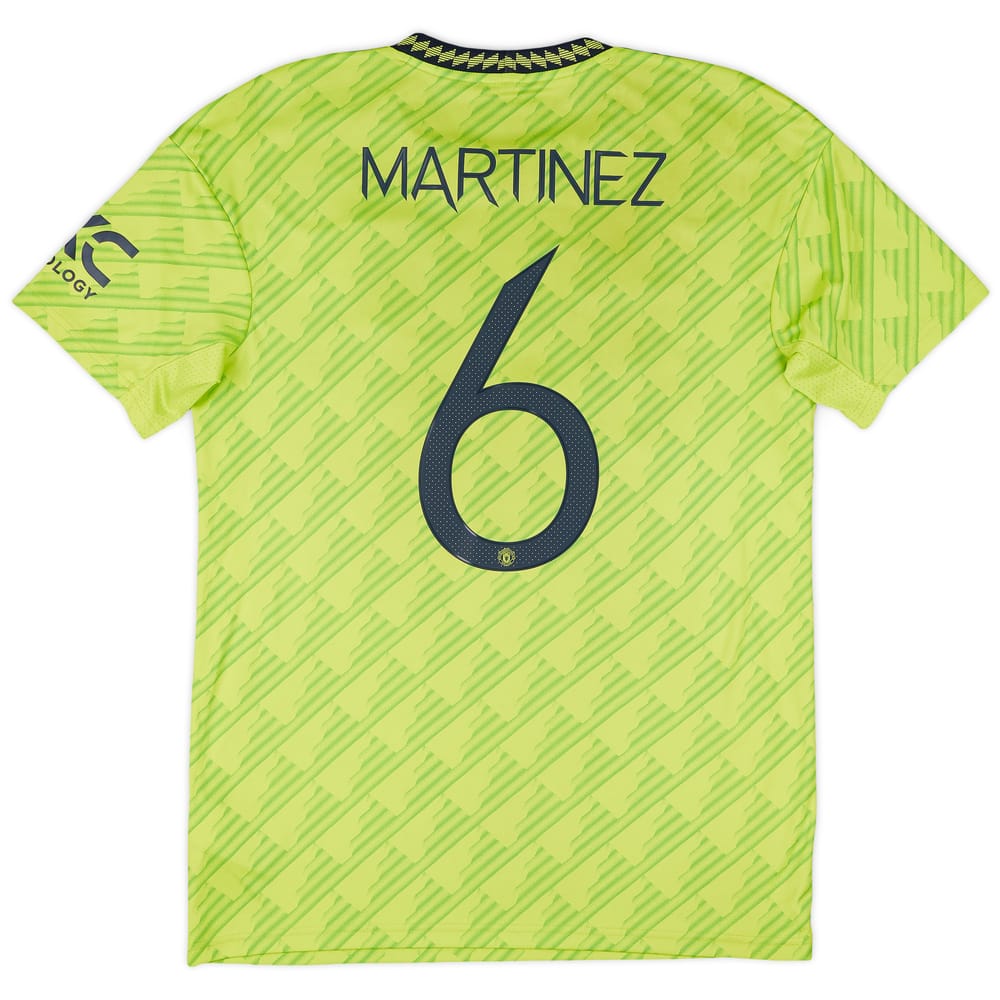 2022-23 Manchester United Third Shirt Martinez #6 - 10/10 - (M)