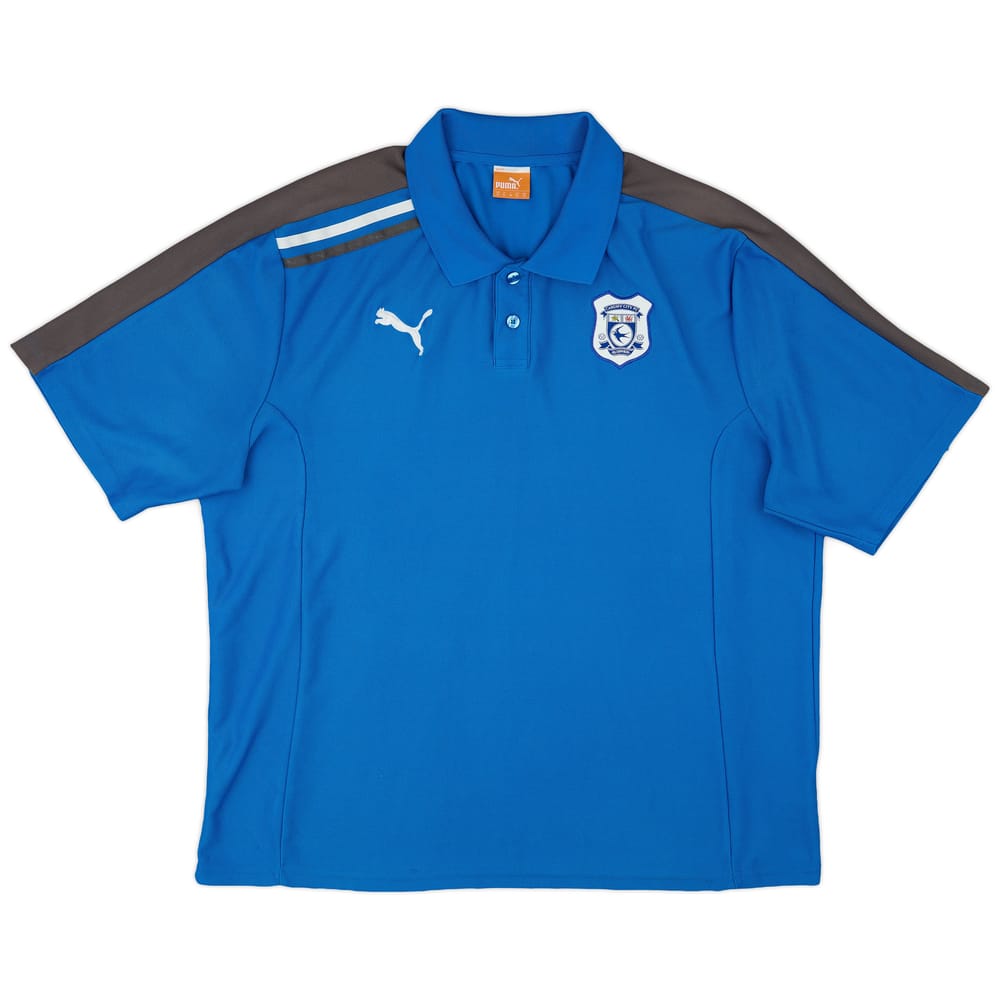2009-10 Cardiff Puma Polo Shirt - 9/10 - (XL)