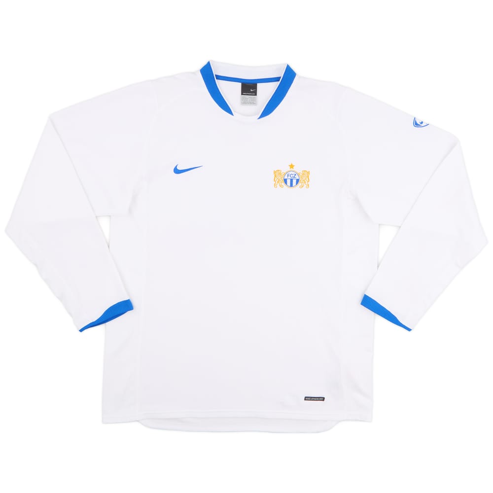 2006-07 FC Zurich Player Issue Home L/S Shirt - 8/10 - (L)