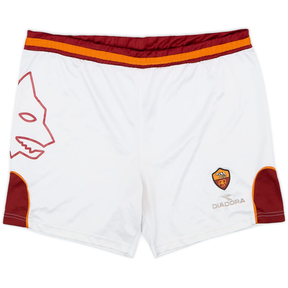 2003-04 Roma Diadora Training Shorts - 5/10 - (XL)