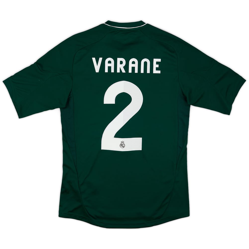 2012-13 Real Madrid CL Third Shirt Varane #2 - 4/10 - (S)