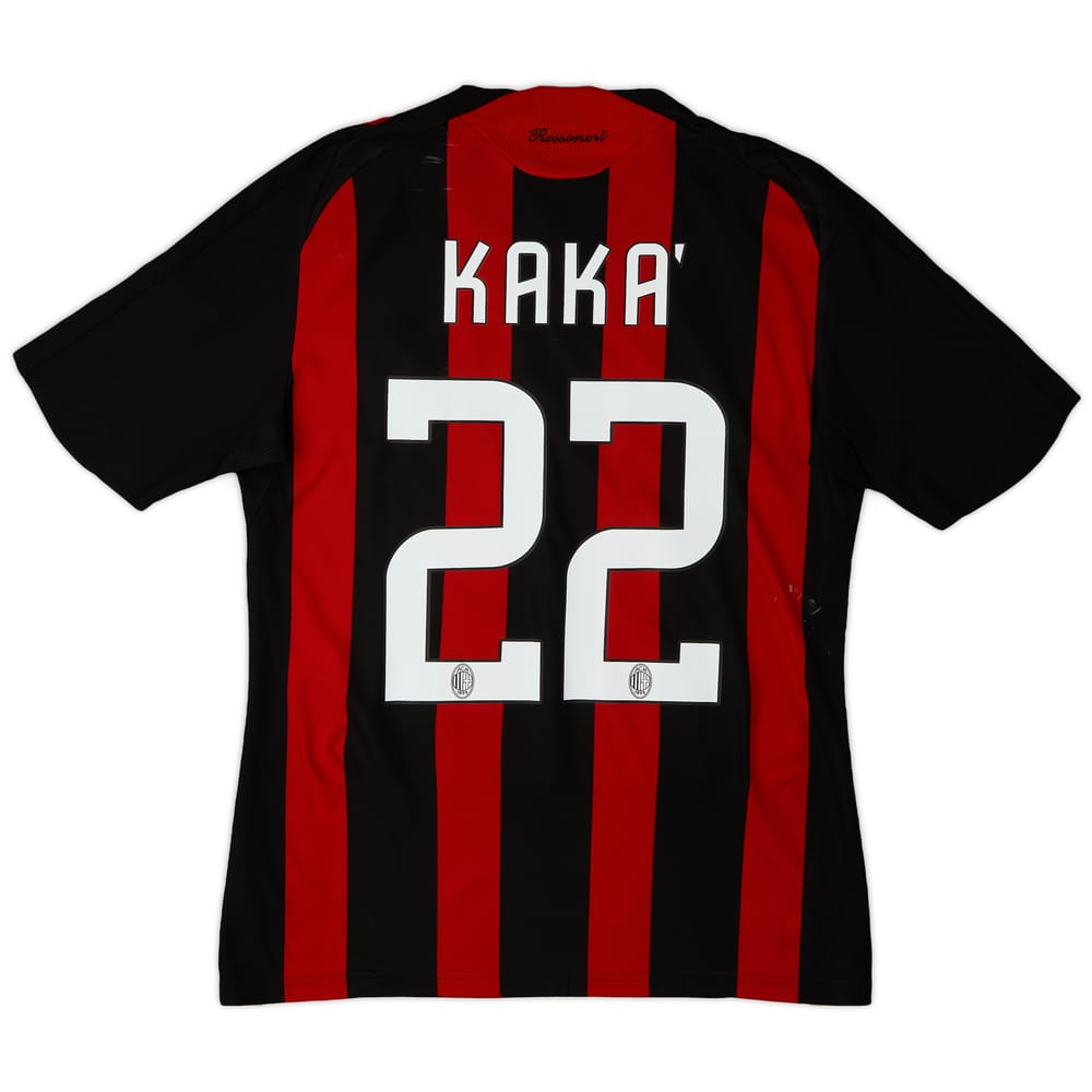 2008-09 AC Milan Home Shirt Kaka #22 - 6/10 - (S)