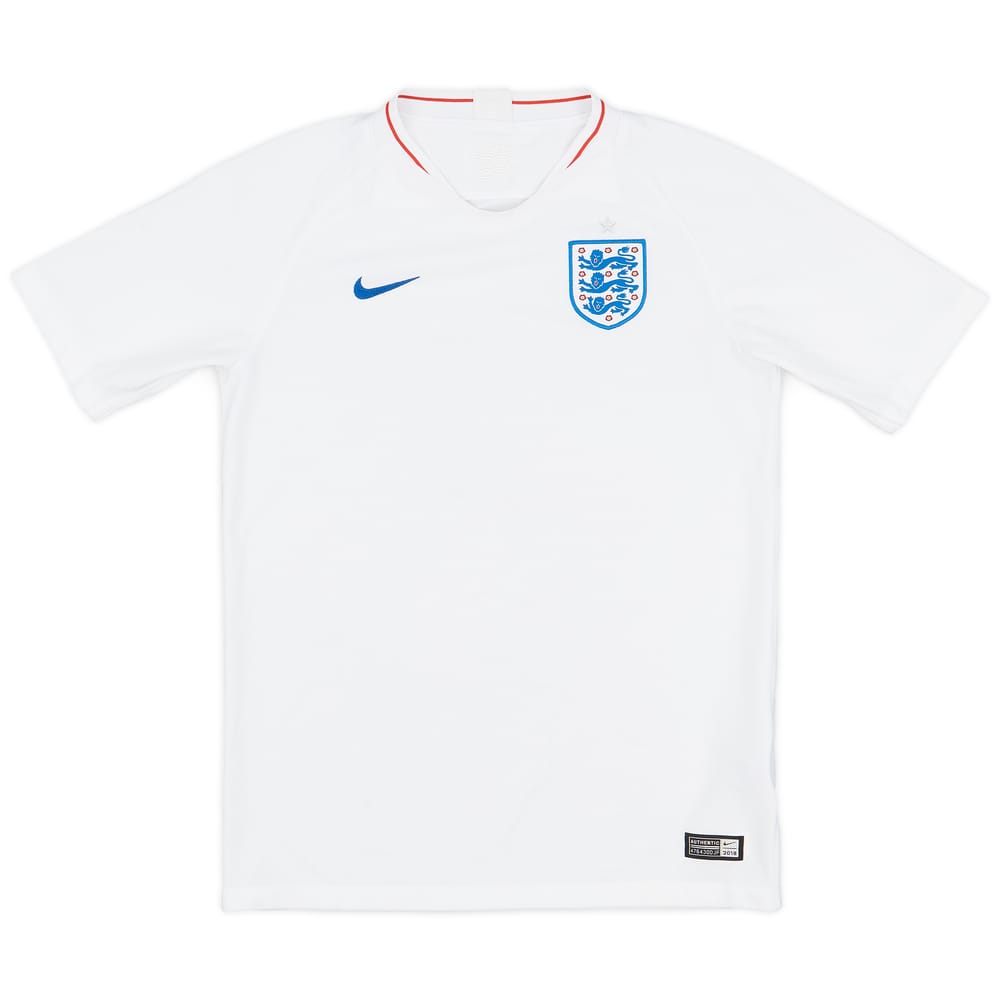 2018-19 England Home Shirt - 8/10 - (XL.Boys)