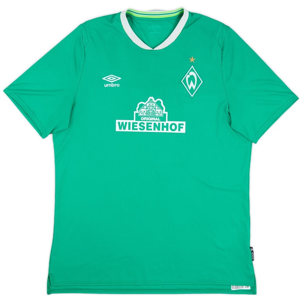 2019-20 Werder Bremen Home Shirt - 8/10 - (XL)