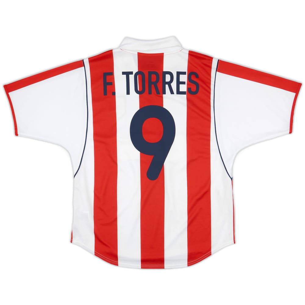 2001-02 Atletico Madrid Home Shirt F.Torres #9 - 8/10 - (M)