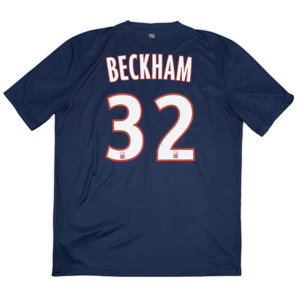 2012-13 Paris Saint-Germain Home Shirt Beckham #32 - 9/10 - (L)