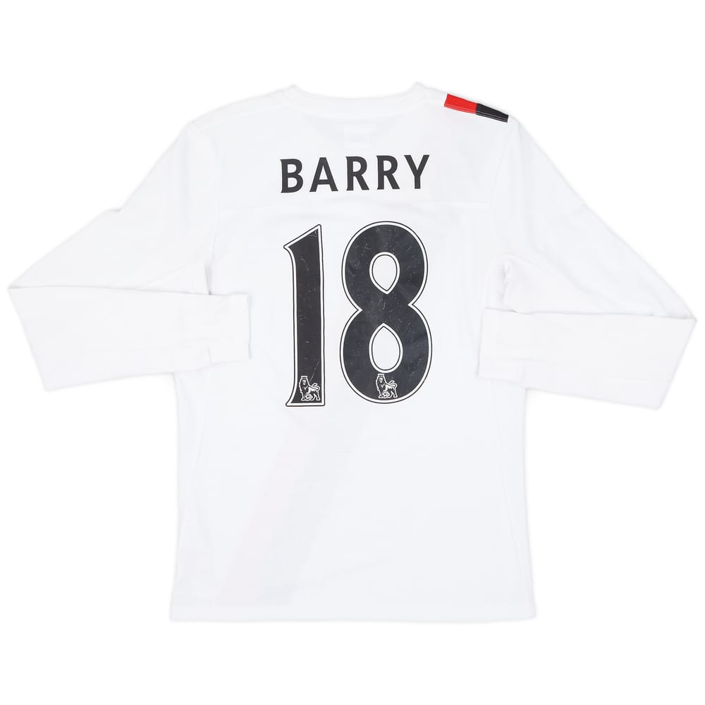 2009-11 Manchester City Third L/S Shirt Barry #18 - 6/10 - (S)