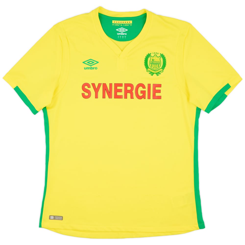 2016-17 Nantes Home Shirt - 9/10 - (XL)