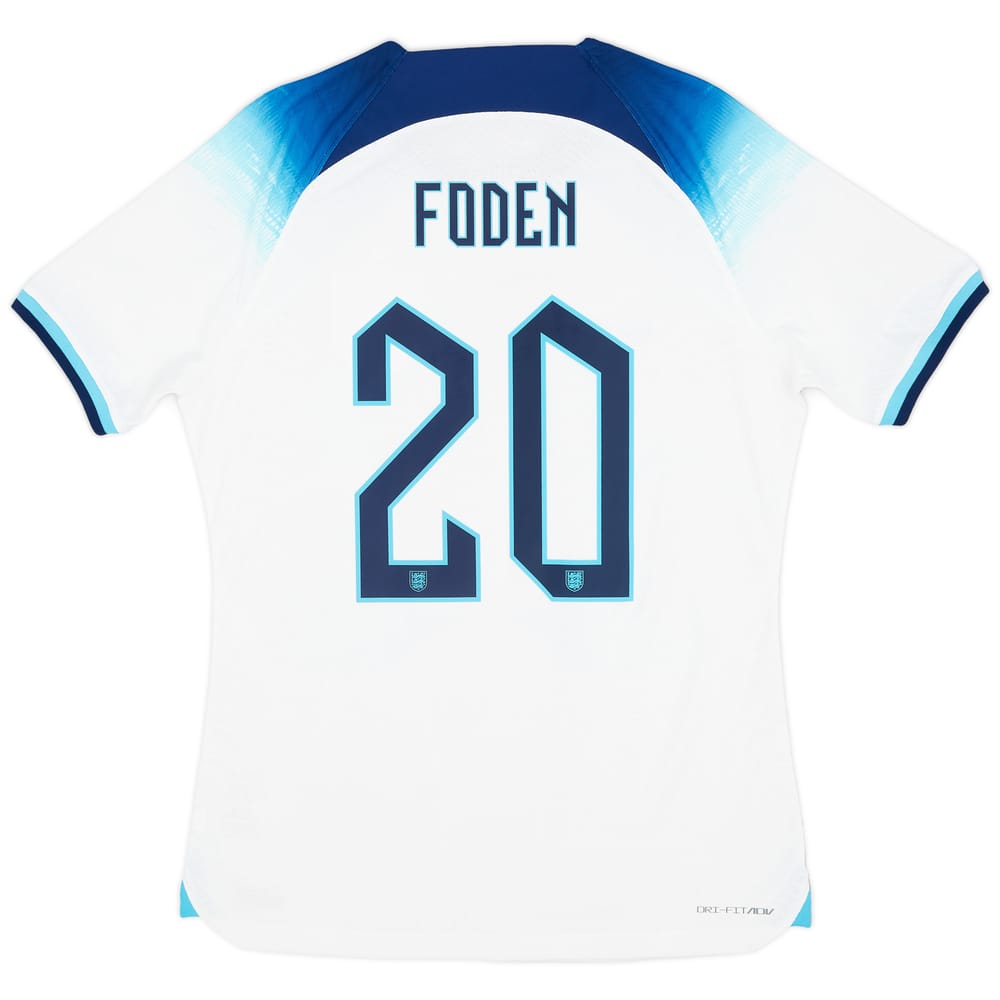 2022-23 England Player Issue Home Shirt Foden #20