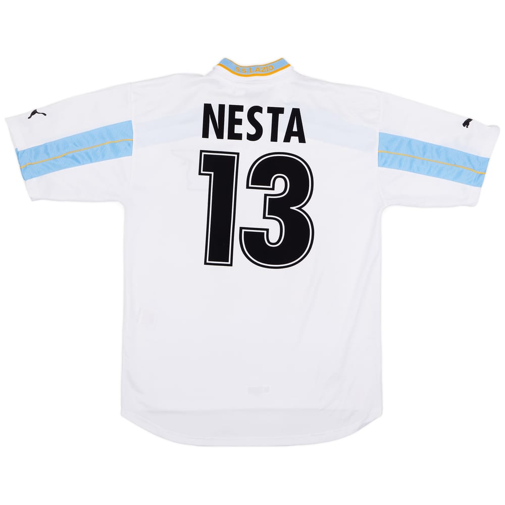 1999-00 Lazio Centenary Home Shirt Nesta #13 - 7/10 - (XL)