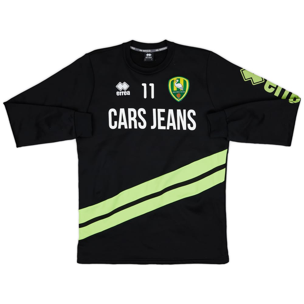 2018-19 ADO Den Haag Errea Player Issue Sweat Top #11 - 9/10 - (L)