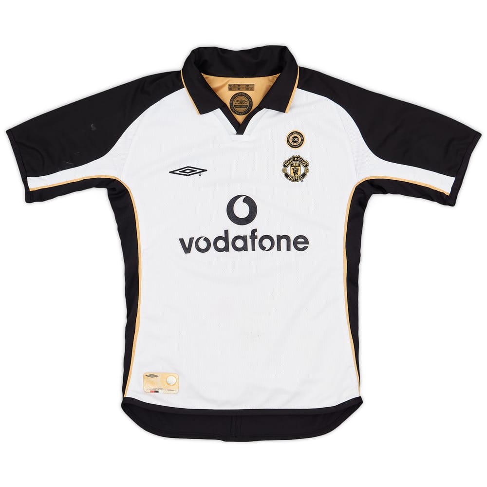 2001-02 Manchester United Centenary Away/Third Shirt - 6/10 - (S.Boys)