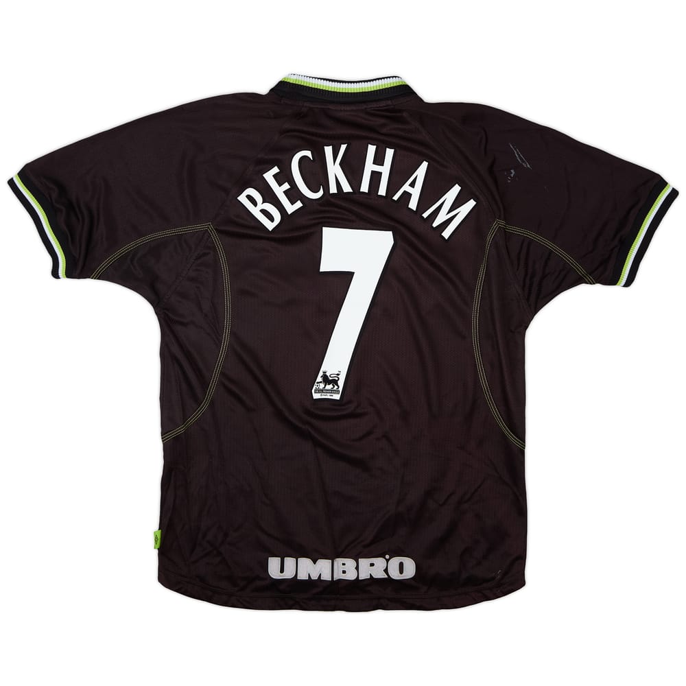 1998-99 Manchester United Third Shirt Beckham #7 - 7/10 - (M)