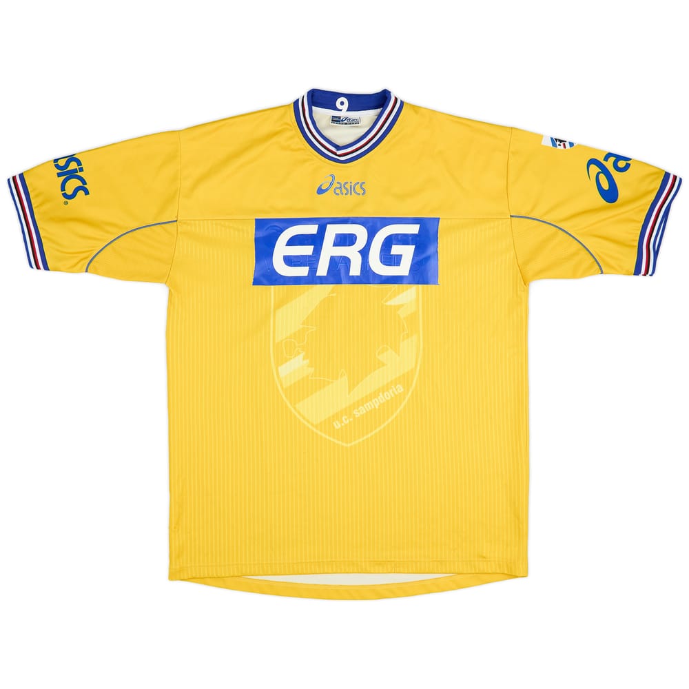 2001-02 Sampdoria Asics Training Shirt - 6/10 - (XL)