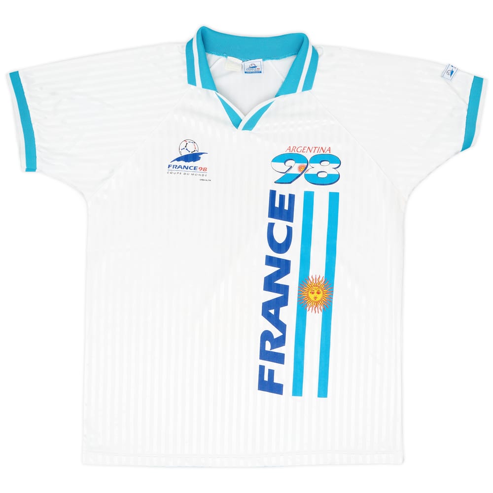 1998 France Coupe de Monde 'Argentina 98' Shirt - 7/10 - (L/XL)