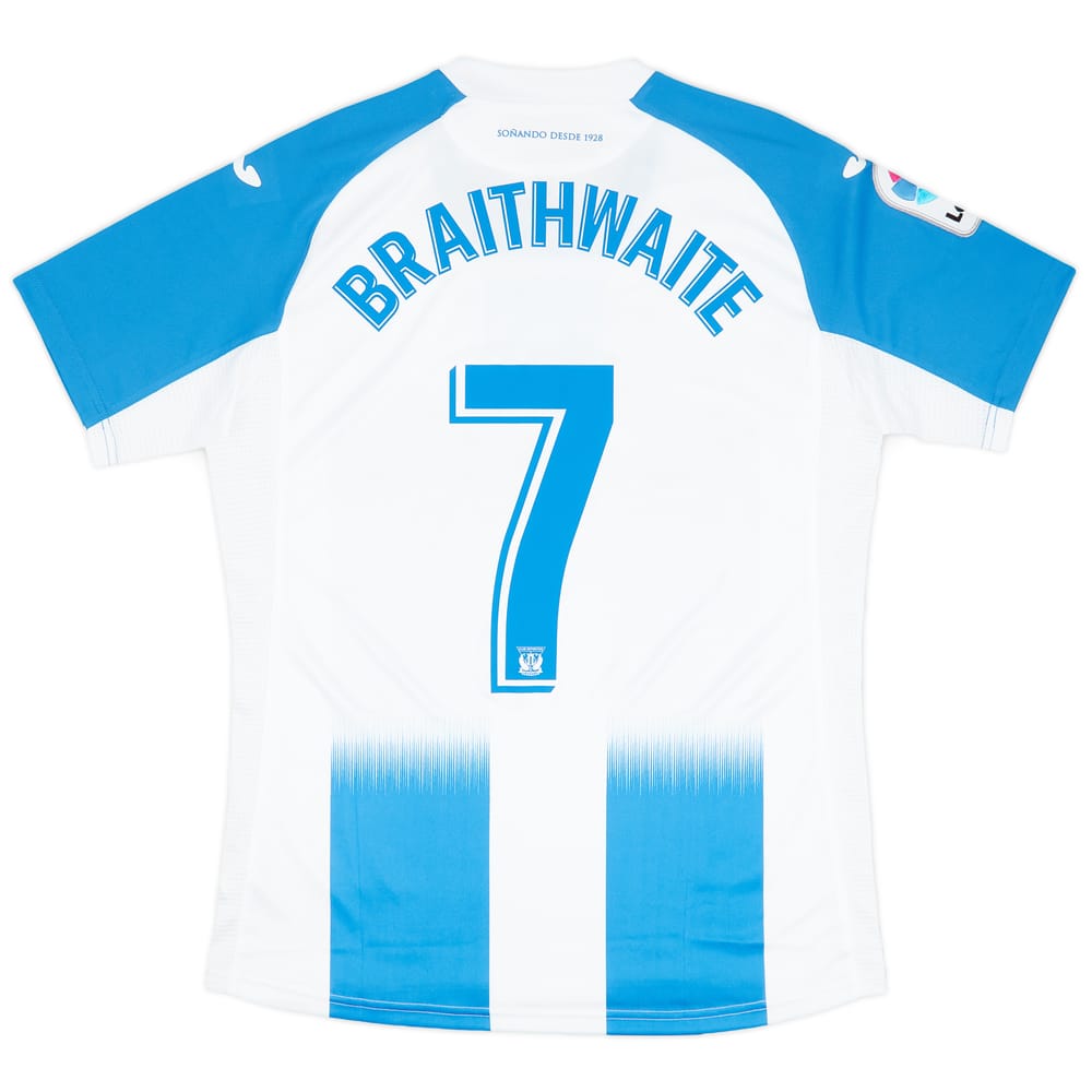 2019-20 CD Leganes Home Shirt Braithwaite #7 (L)