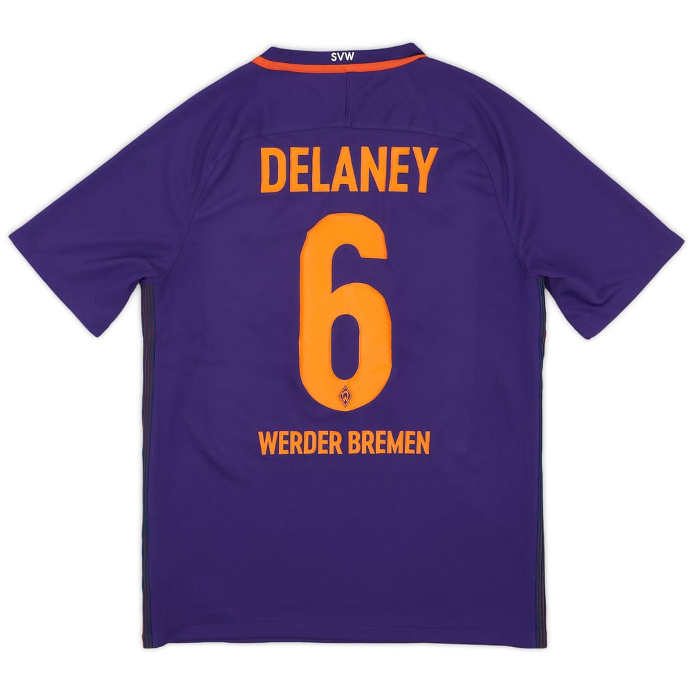 2016-17 Werder Bremen Away Shirt Delaney #6 - 7/10 - (M)