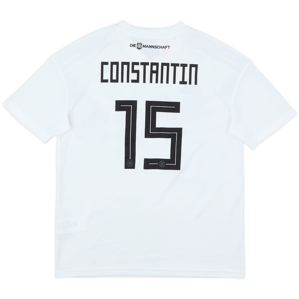 2018-19 Germany Home Shirt Constantin #15 - 9/10 - (L.Boys)