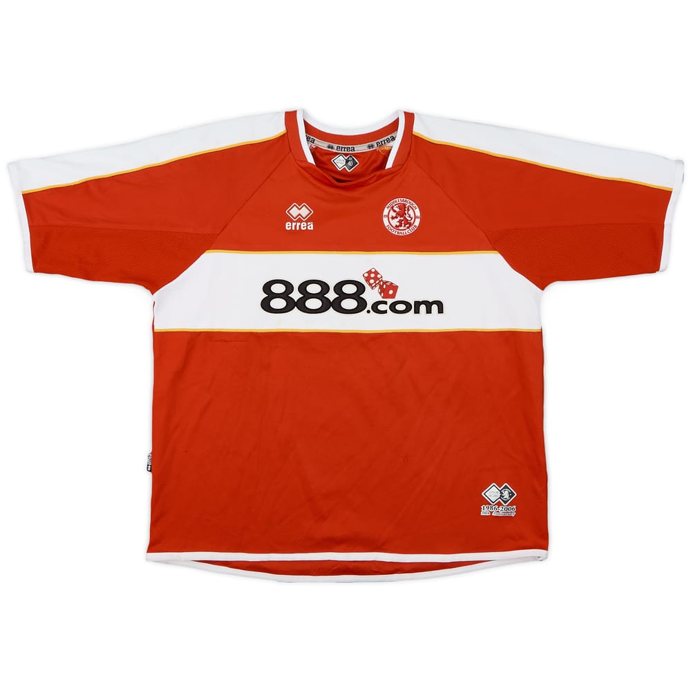 2006-07 Middlesbrough Home Shirt - 6/10 - (XL.Boys)