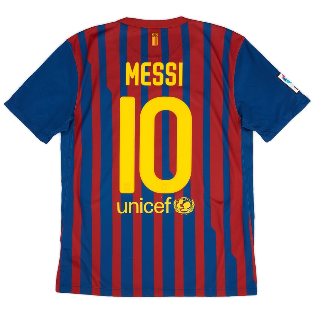 2011-12 Barcelona Home Shirt Messi #10 - 8/10 - (S)