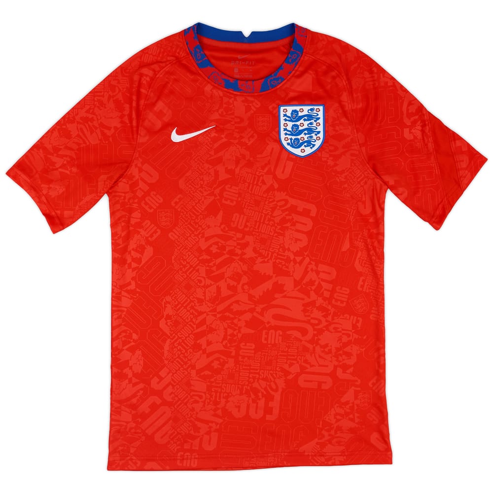 2020-21 England Nike Training Shirt - 8/10 - (S)
