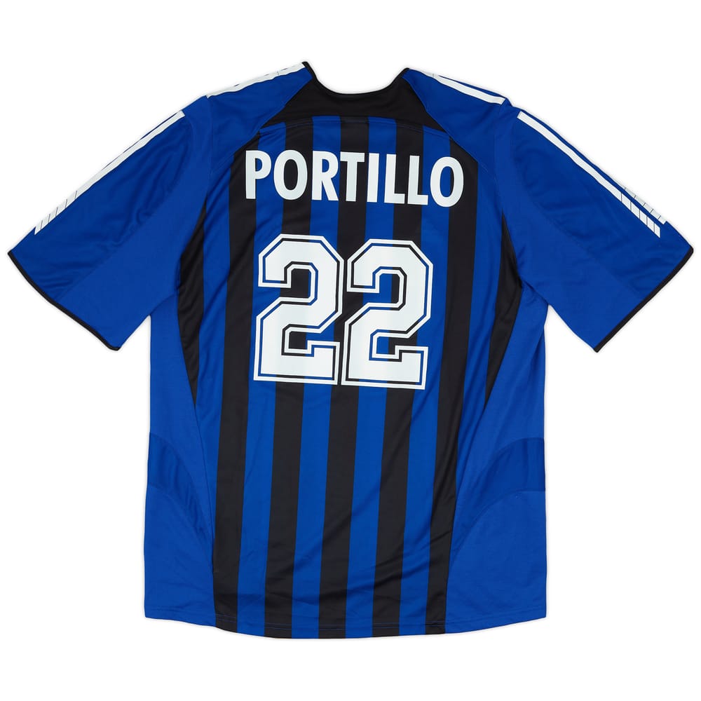 2005-07 Club Brugge Home Shirt Portillo #22 - 9/10 - (XL)