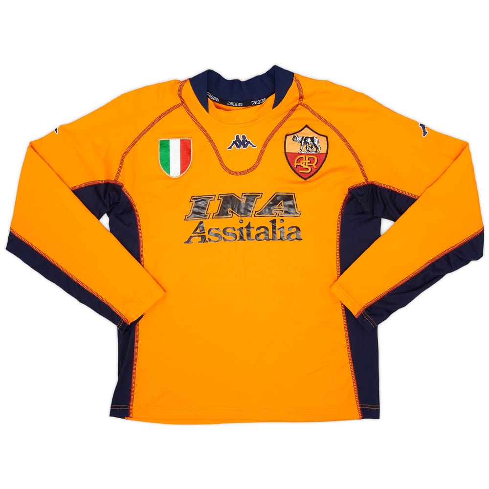 2001-02 Roma Fourth L/S Shirt - 9/10 - (M)
