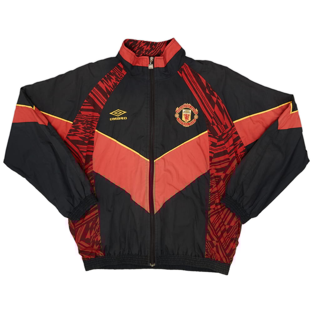1992-93 Manchester United Umbro Track Jacket - 9/10 - (M)