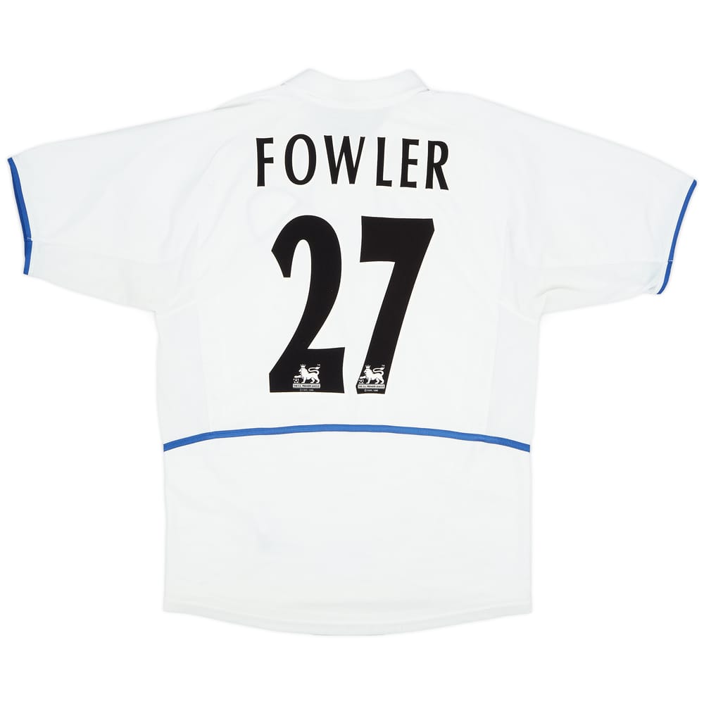 2002-03 Leeds United Home Shirt Fowler #27 - 7/10 - (M)