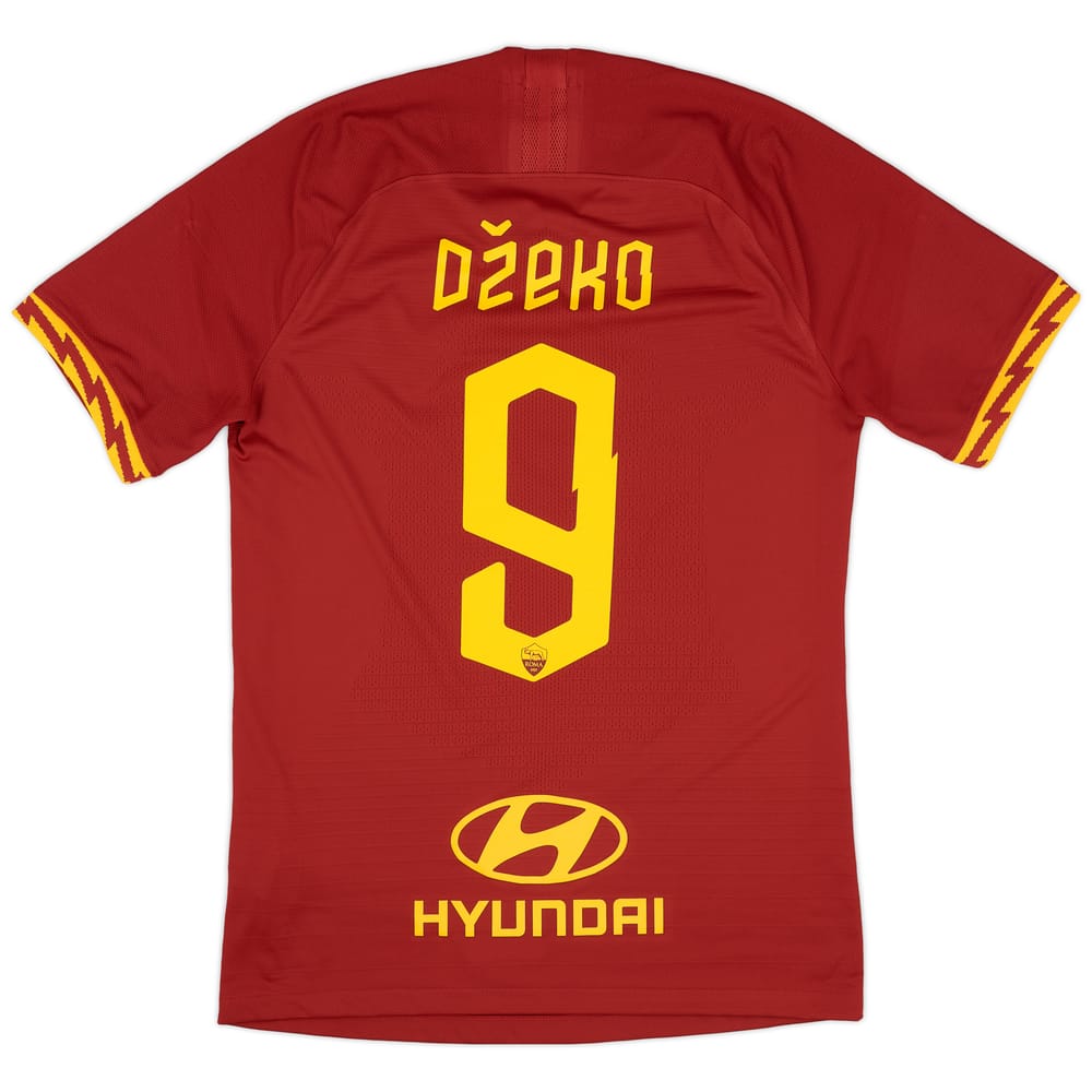 2019-20 Roma Authentic Home Shirt Dzeko #9 - 10/10 - (S)