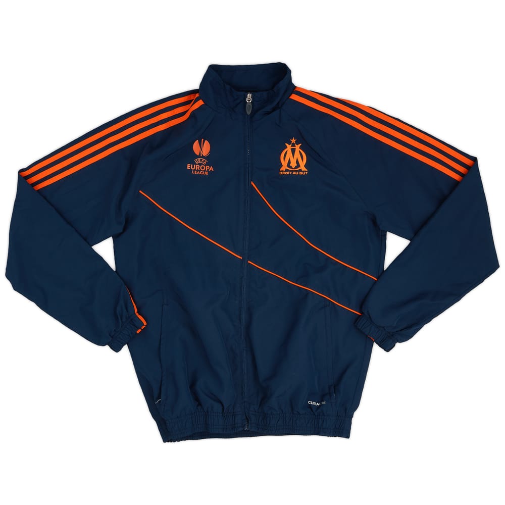 2012-13 Olympique Marseille adidas EL Track Jacket - 9/10 - (M)