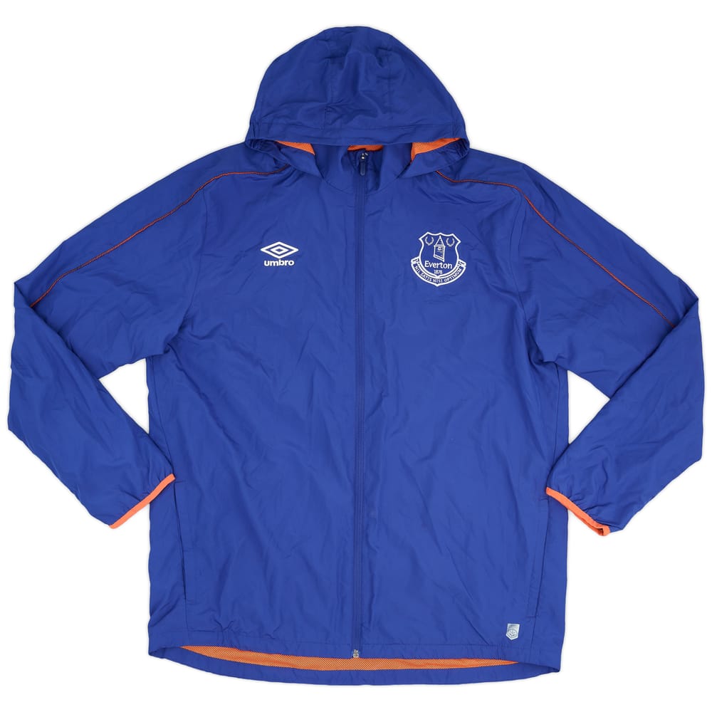 2016-17 Everton Umbro Hooded Rain Jacket - 9/10 - (L)