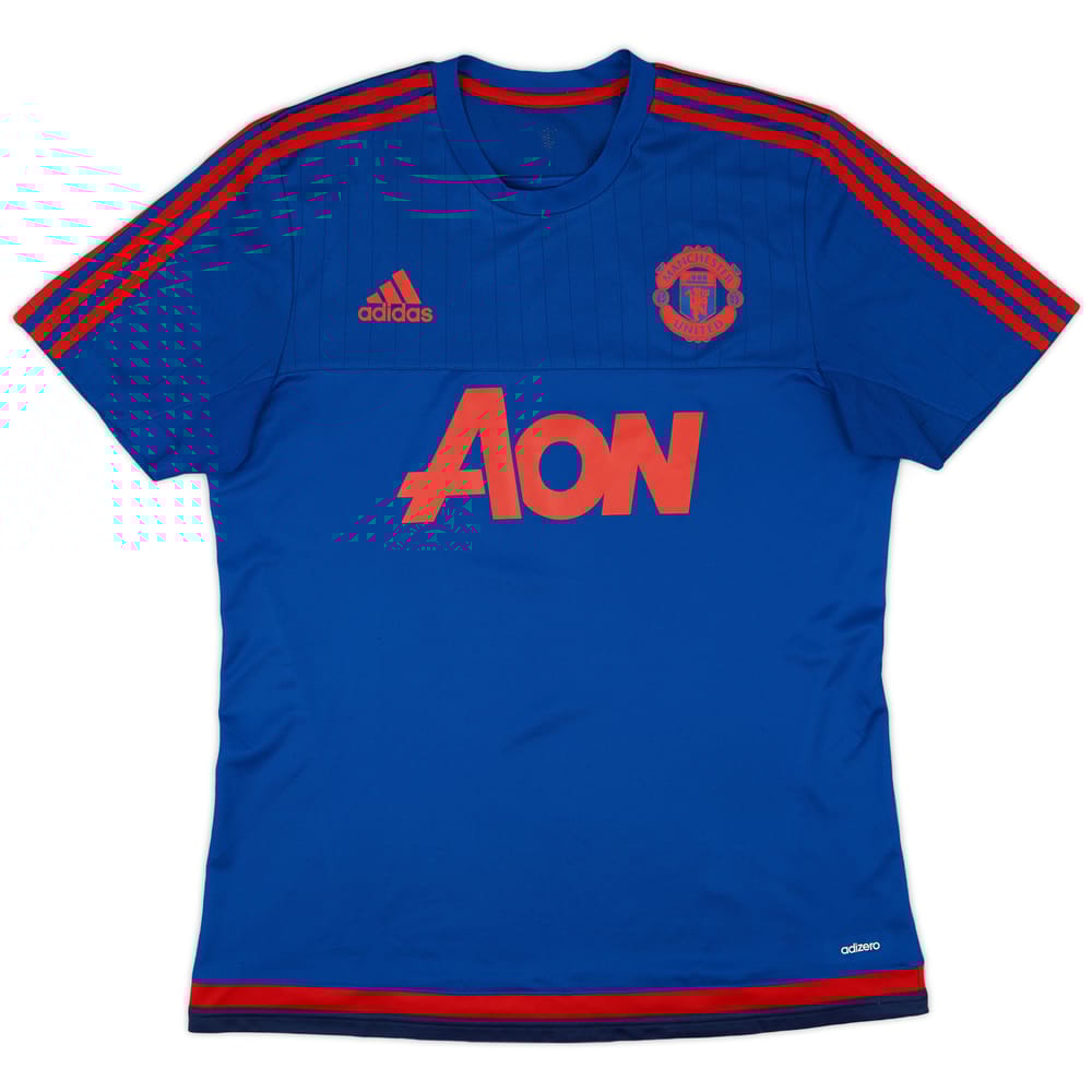 2015-16 Manchester United adidas Training Shirt - 9/10 - (L)