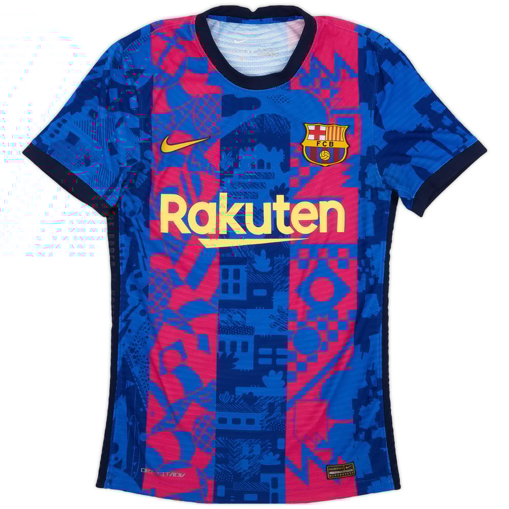 2021-22 Barcelona Authentic Third Shirt - 9/10 - (XS)