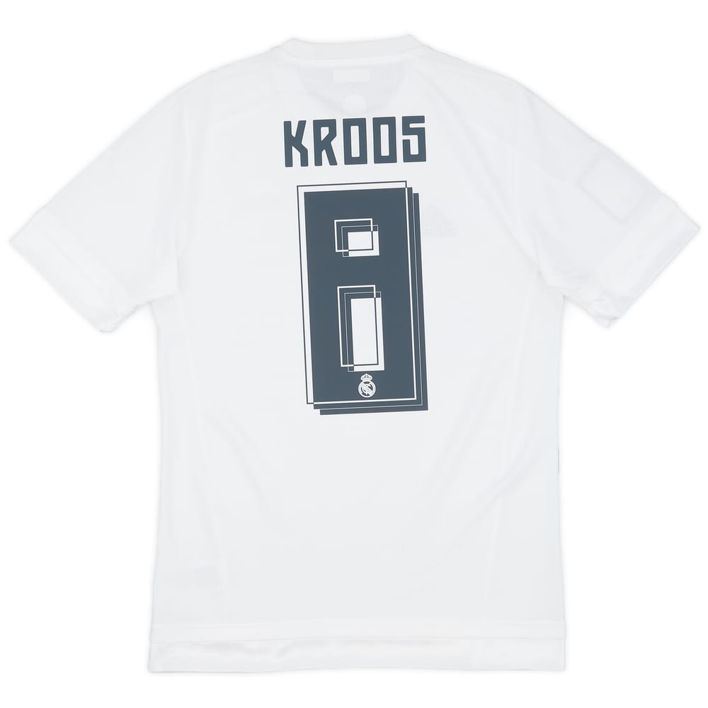 2015-16 Real Madrid Home Shirt Kroos #8 - 6/10 - (S)
