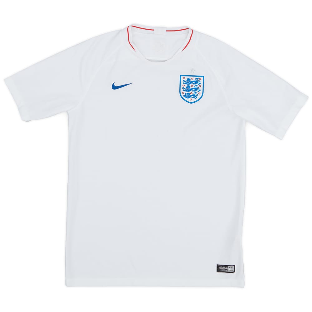 2018-19 England Home Shirt - 8/10 - (XL.Boys)