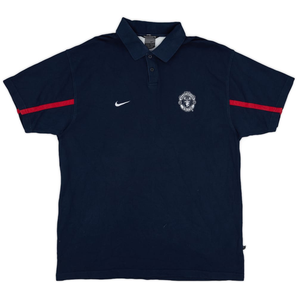 2003-04 Manchester United Nike Polo Shirt - 8/10 - (XL)