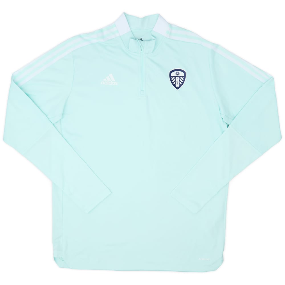 2022-23 Leeds adidas 1/4 Zip Training Top - 9/10 - (XL)