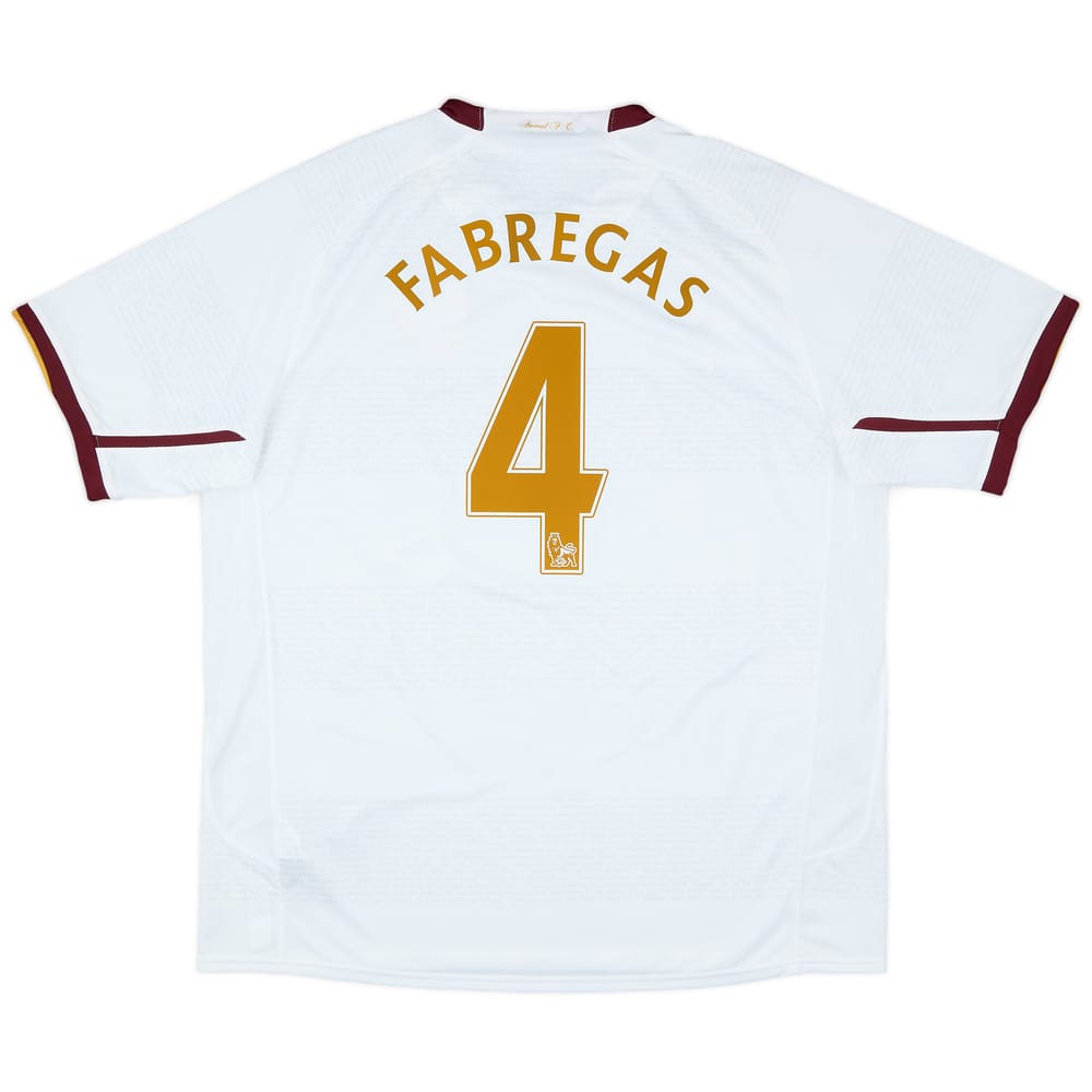 2007-08 Arsenal Away Shirt Fabregas #4 - 8/10 - (XL)