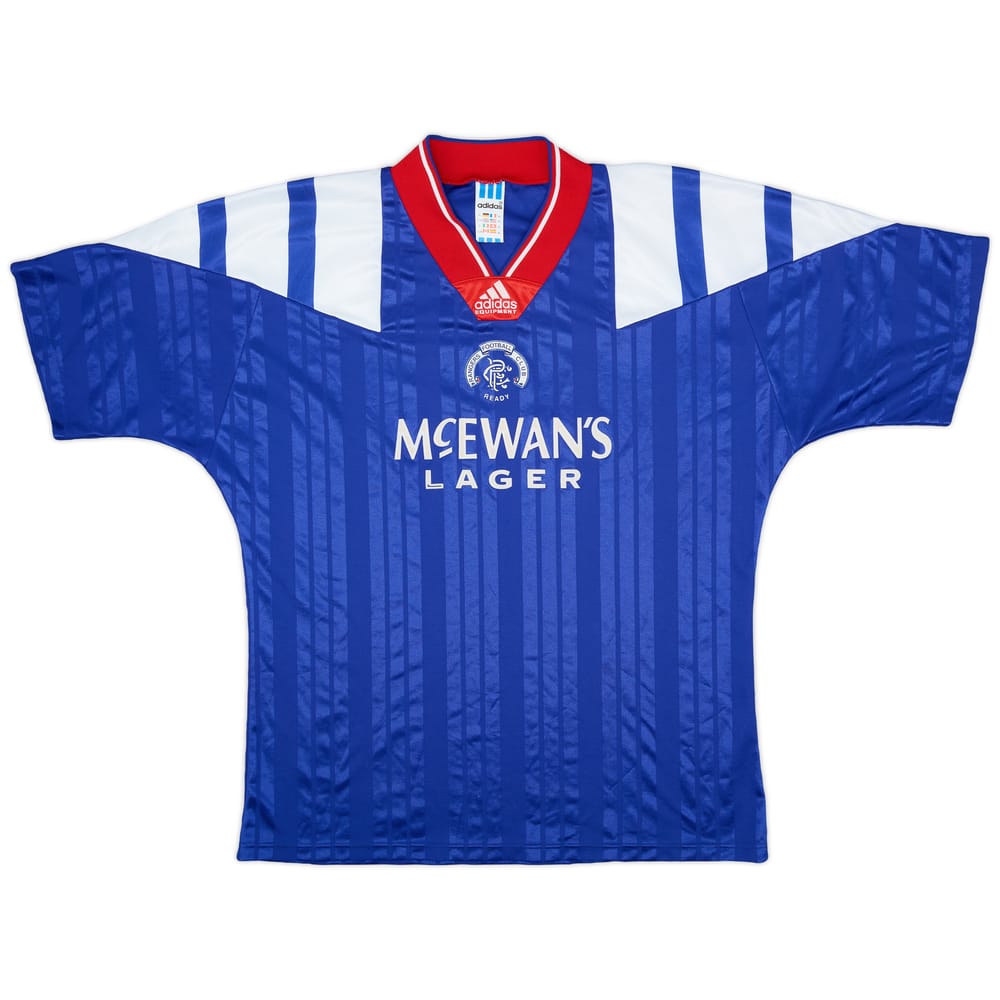 1992-94 Rangers Home Shirt #9 - 7/10 - (XL)