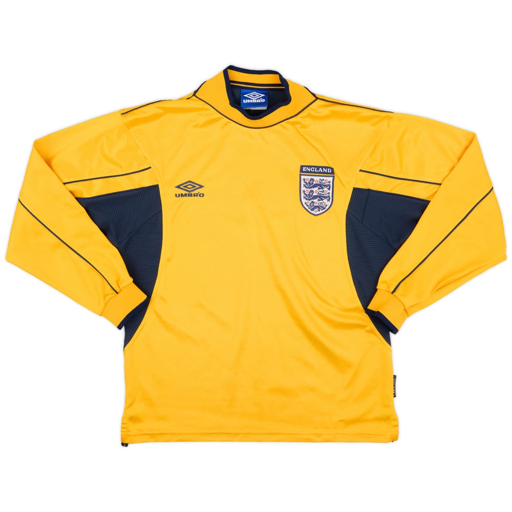 1999-01 England GK Shirt - 9/10 - (Y)