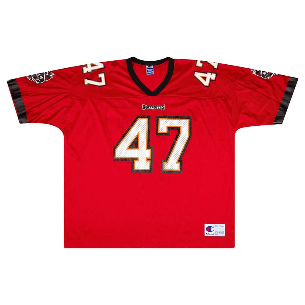 1997-00 Tampa Bay Buccaneers Lynch #47 Champion Jersey (Home) XXL