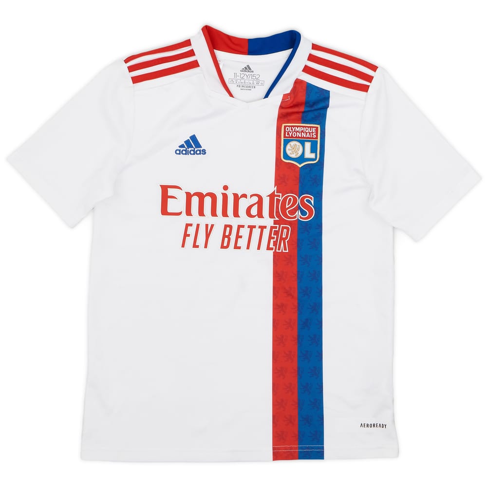 2021-22 Lyon Home Shirt - 7/10 - (M.Boys)