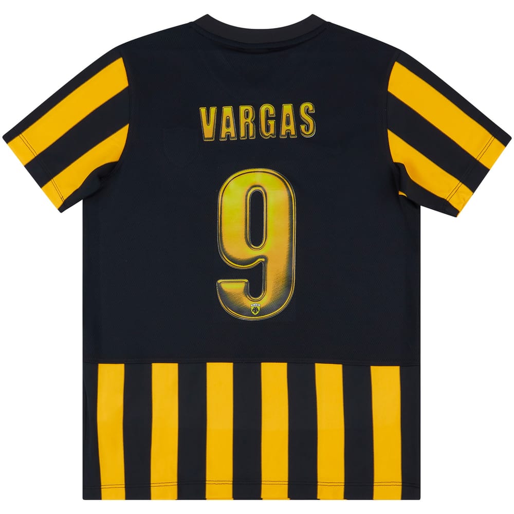 2016-17 AEK Athens Third Shirt Vargas #9 - NEW - BOYS