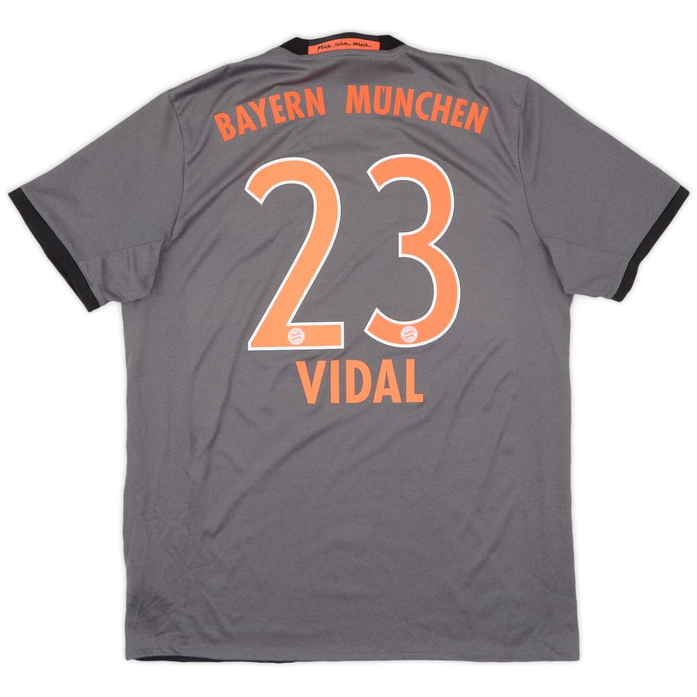 2016-17 Bayern Munich Away Shirt Vidal #23 - 7/10 - (L)