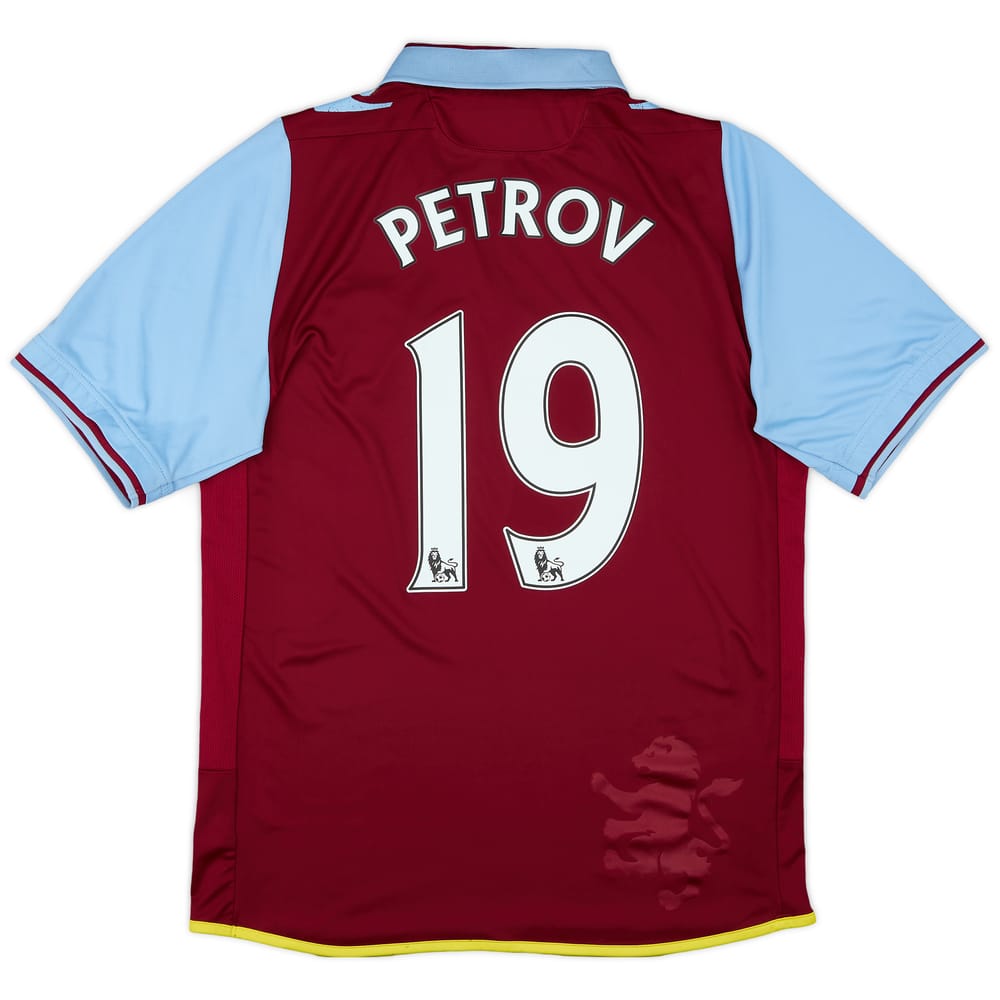 2012-13 Aston Villa Home Shirt Petrov #19 - 6/10 - (S)