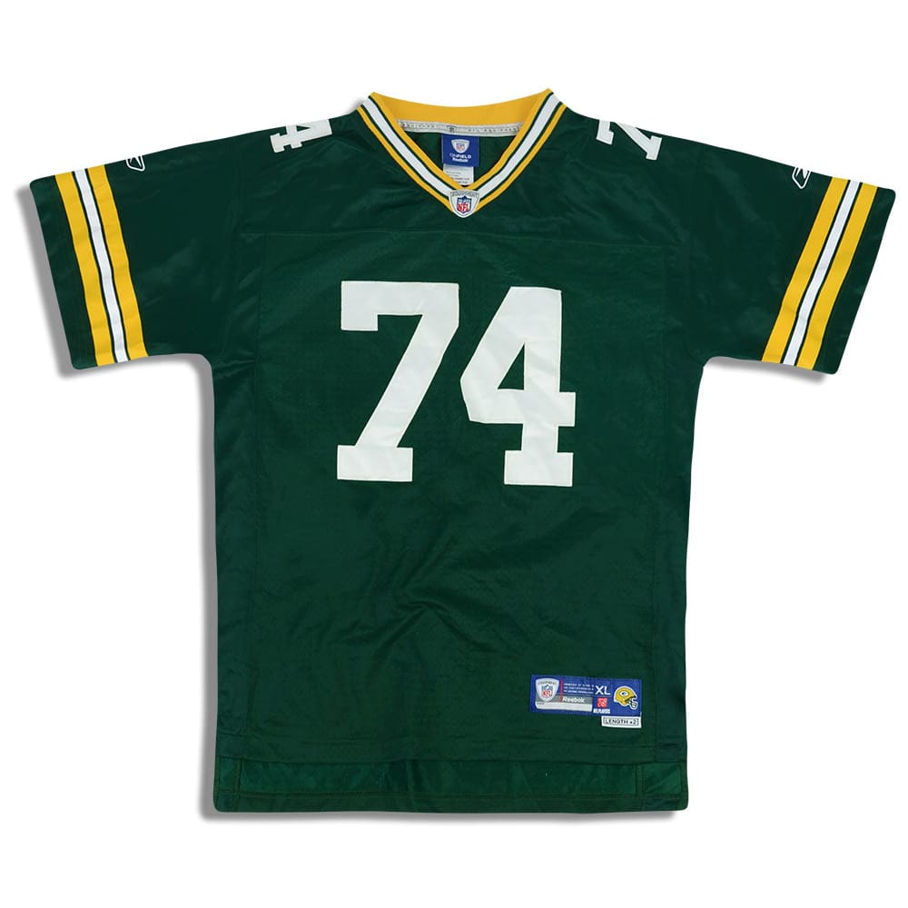 2008-09 Green Bay Packers Kampman #74 Reebok Premier Jersey (Home) Y