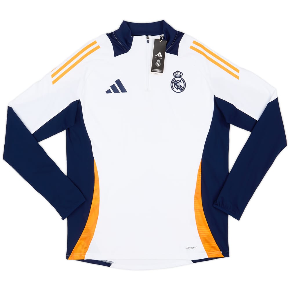 2024-25 Real Madrid adidas 1/4 Zip Training Top
